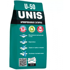  Затирка белая 1.5 кг UNIS U-50 